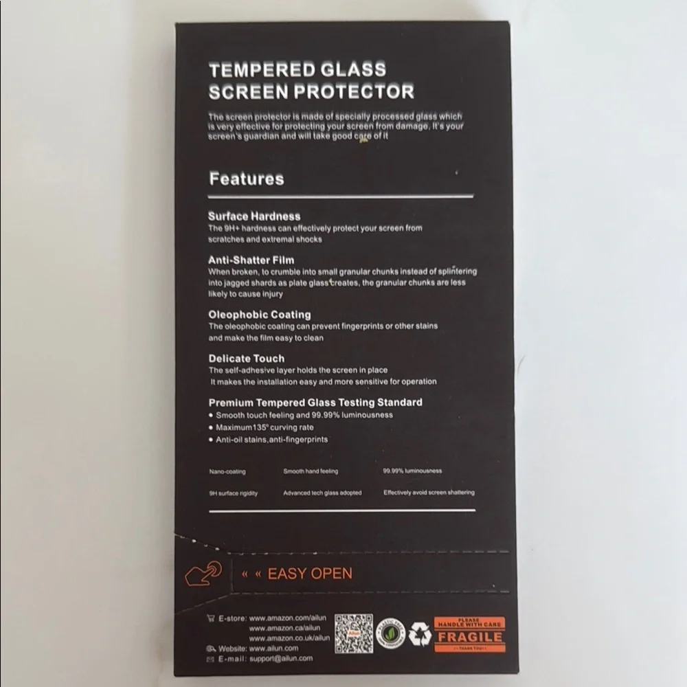 iPhone 14 Plus/13 Pro Glass Screen Protector 3 PACK